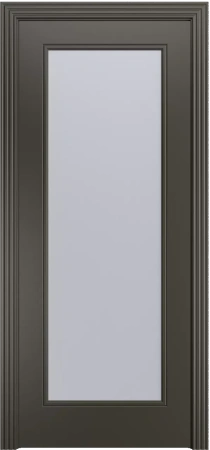 Межкомнатная дверь «Версаль-Ф ДО» 2000 x 900 Темно-серый