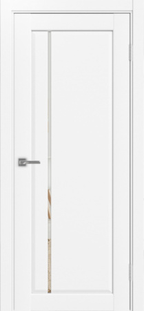 Сицилия_711.12 ЭКО-шпон 90*200 Белый снежный Зеркало