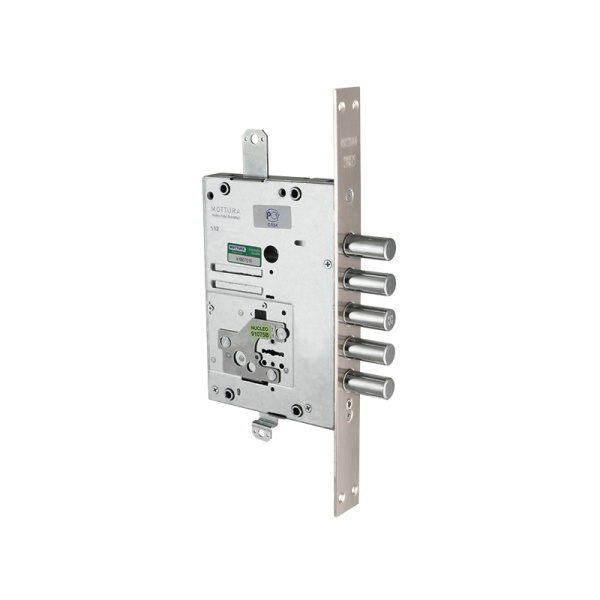 Замок Mottura (Моттура) врезной сувальдный 52.J525M-S MyKey (левый), ключ 60 мм, без накл.