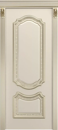 Межкомнатная дверь «Сюита Лакшери В2.0 ДГ» 2000 x 600 shampanspatinoybeloezoloto