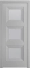 Межкомнатная дверь «Каролина-3 ДО» 2000 x 800 Светло серая