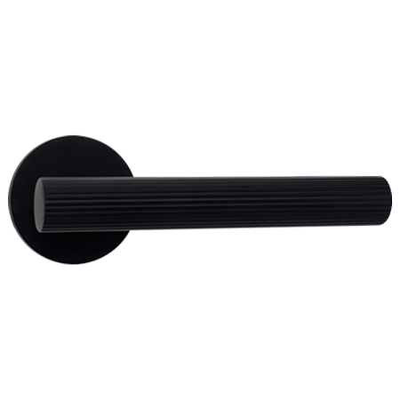 Ручки дверные алюминиевые V37BL-2 SL (черный)