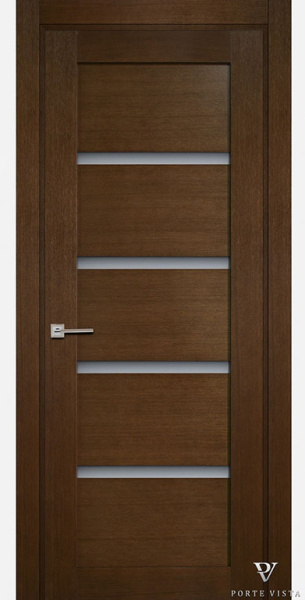 Дверь межкомнатная Корса 4 шпон Ольха натуральный шпон цвета на выбор глухая 600x2000 4 Maslo