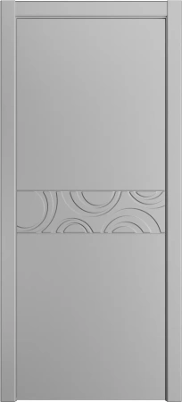 Межкомнатная дверь «ID-FL, ДГ» 2000 x 900 Светло серая