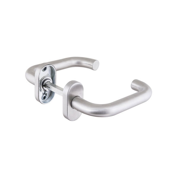 Ручка Fuaro (Фуаро) раздельная R.DSS304-0203P/19 (DSS-0203P/19) INOX 304 (овальное основание)