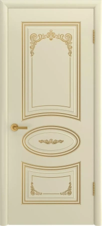 Межкомнатная дверь «Ария Грейс В3 ДГ» 2000 x 600 slonovayakostspatinoyzoloto