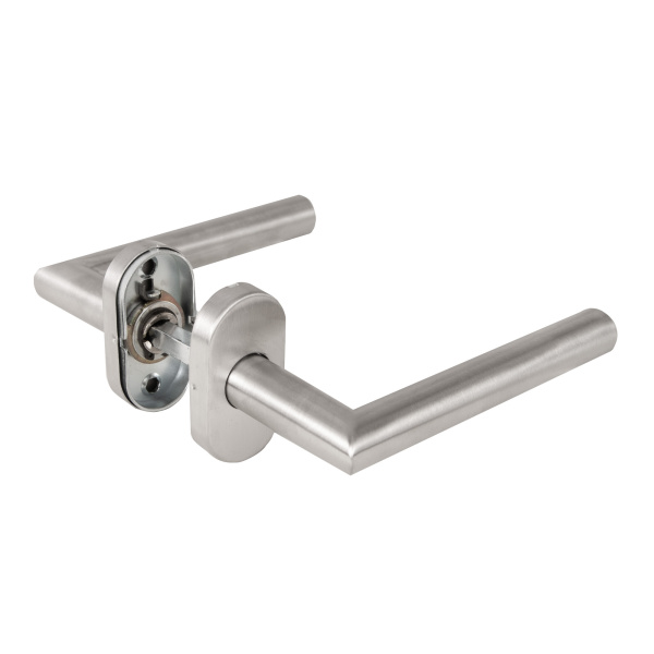 Ручка Fuaro (Фуаро) раздельная R.DSS201-0204P/19 INOX 201 (овальное основание)