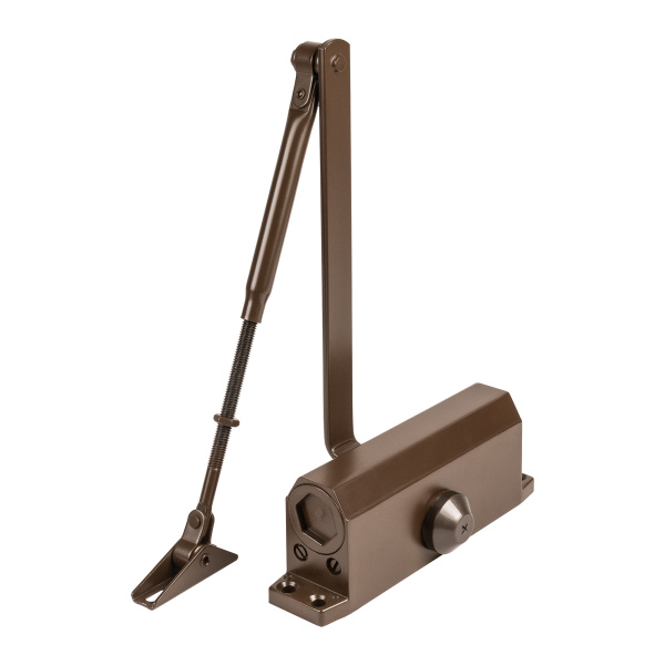 Доводчик Ajax (Аякс) дверной DCTR50-100 hold open BR коричневый