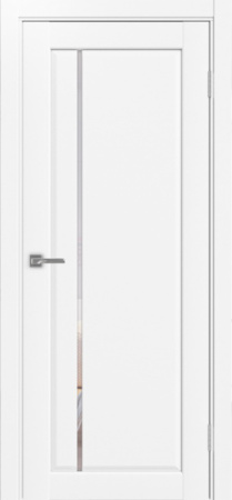 Сицилия_711.12 ЭКО-шпон 80*200 Белый снежный Прозрачное