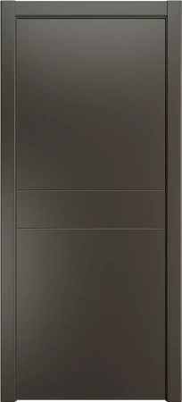 Межкомнатная дверь «ID-F, ДГ» 2000 x 800 Темно-серый