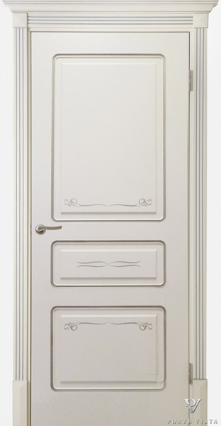 Дверь межкомнатная Валенсия 4 натуральный шпон эмаль все цвета глухая 600x2000 4 Emal