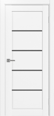 Сицилия_710.12 ЭКО-шпон 80*200 Белый снежный Графит матовое