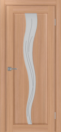 Сицилия_730.121 ЭКО-шпон 80*200 Ясень тёмный Стекло Линии