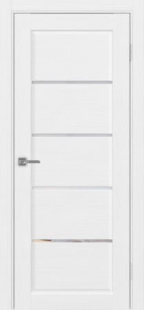 Сицилия_710.12 ЭКО-шпон 80*200 Белый лёд Прозрачное