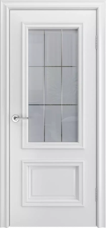 Межкомнатная дверь «Бристоль Премиум, ДO» 2000 x 600 belyy