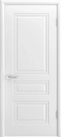 Межкомнатная дверь «Трио В1 ДГ» 2000 x 600 belyy