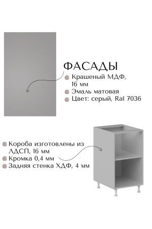 Готовый кухонный гарнитур БЕАТРИС 12